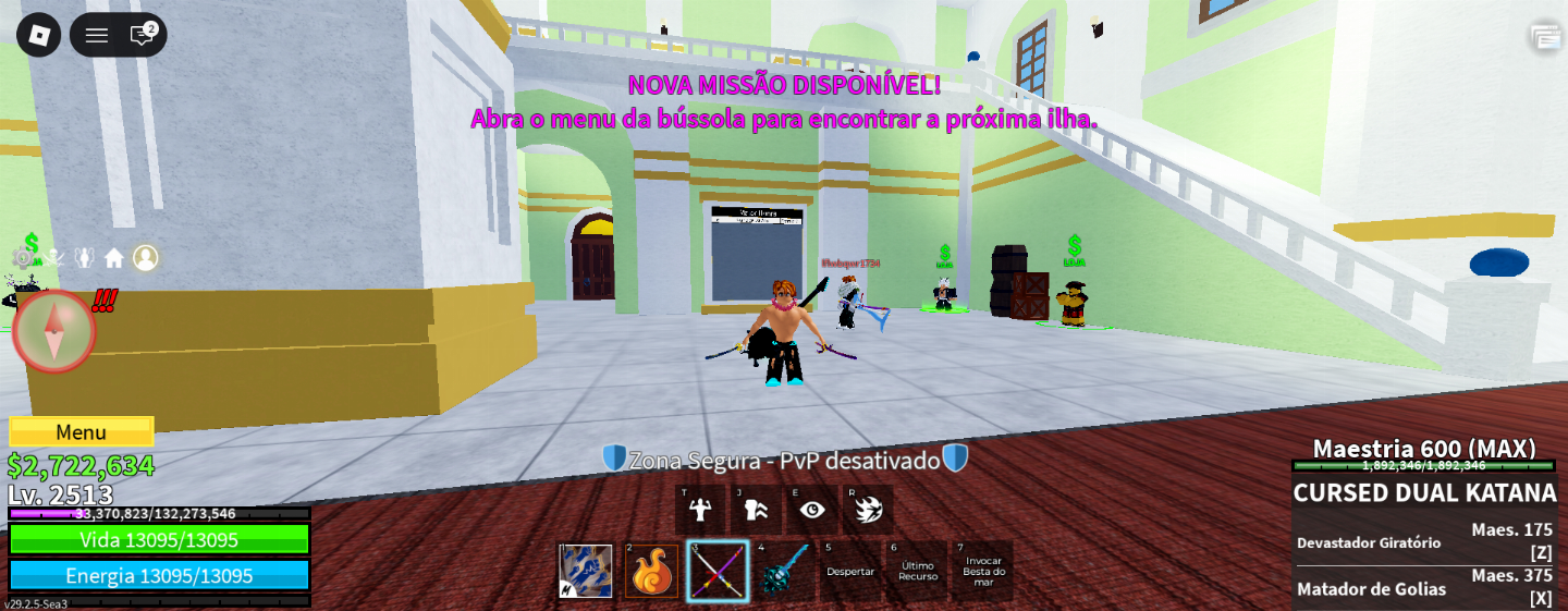 Contas Blox fruits