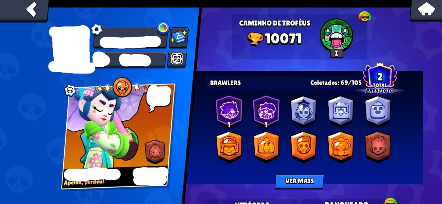 BRAWL STARS | 167 SKINS | 69 BRAWLERS | 10K TROFÉUS | 8 HIPERCARGAS