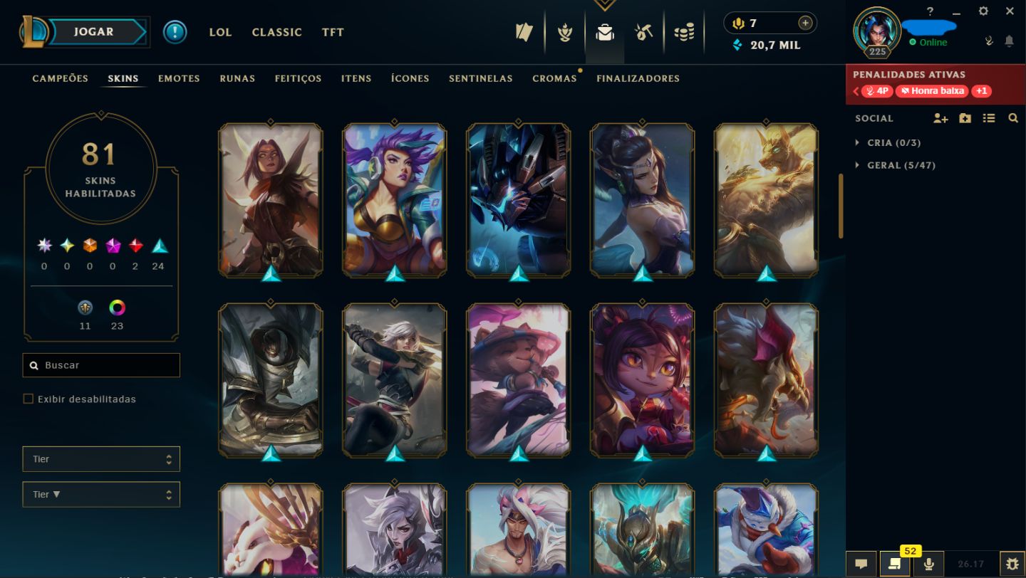 Conta Diamante 2 Win rate de 65% - Ex mestre