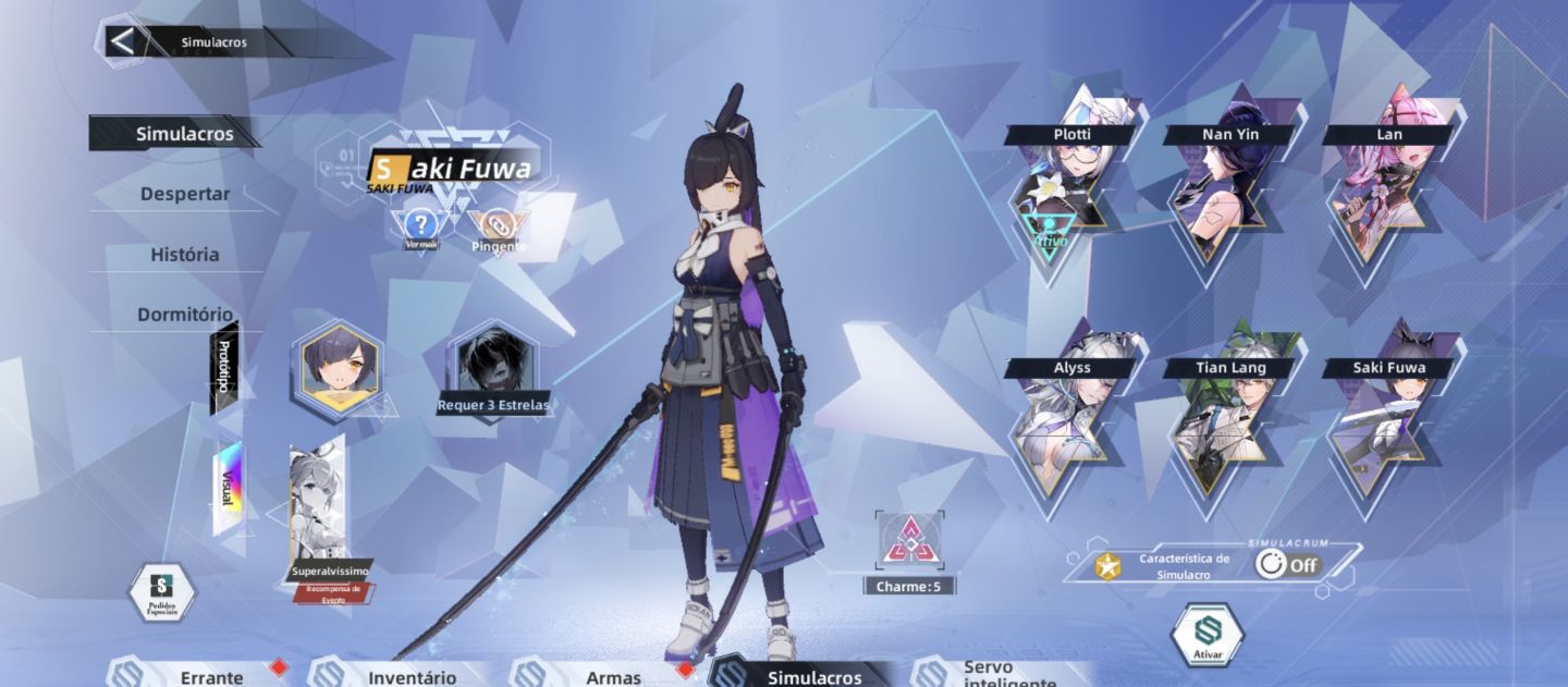 Tower of fantasy (conta antiga muito boa 2020)