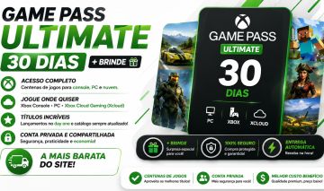 GAME PASS ULTIMATE 30 DIAS + BRINDE | PC e XBOX | CONTACOMPARTILHADA
