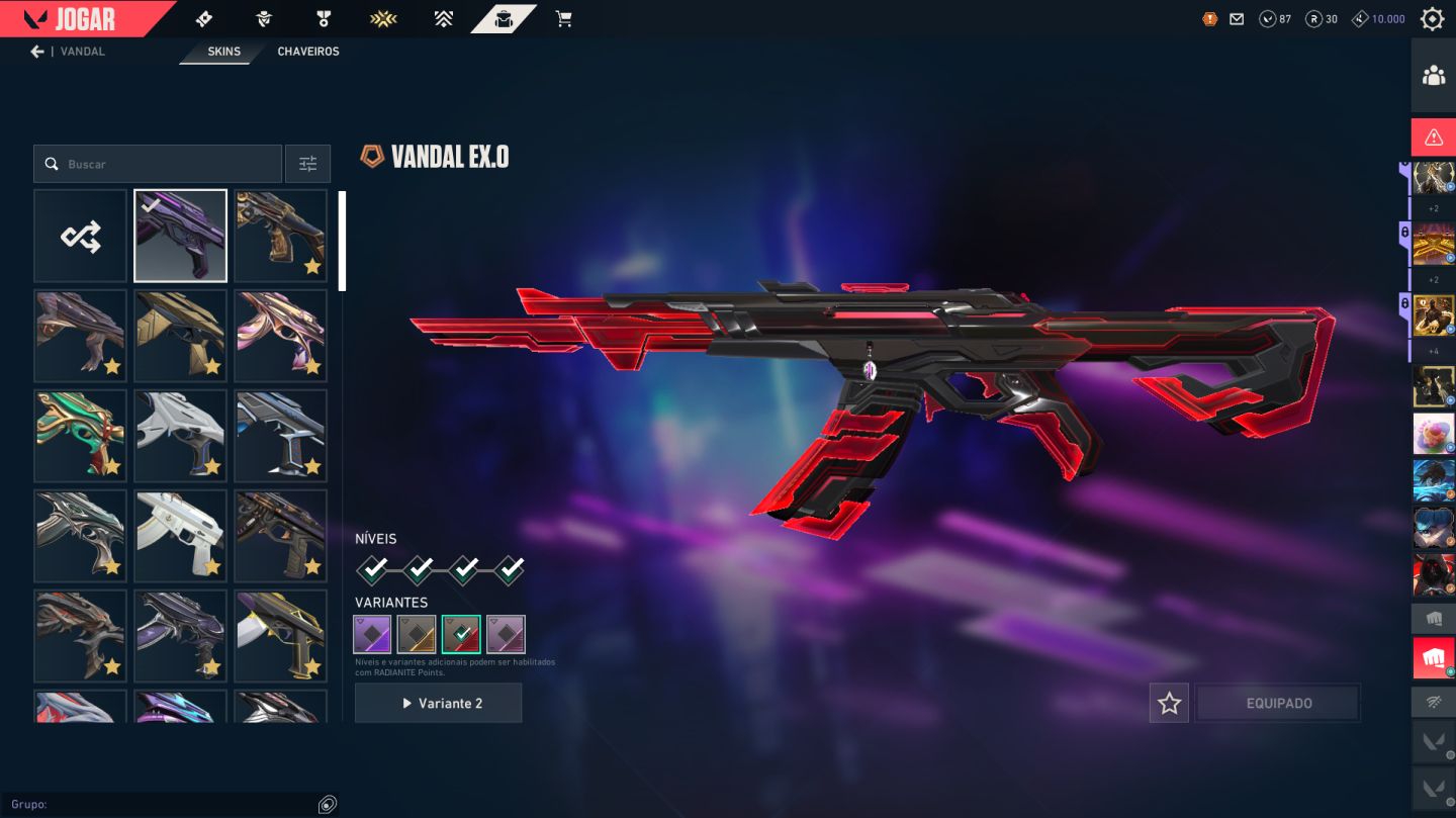 Conta Valorant Com Skins do VCT 2025, D3