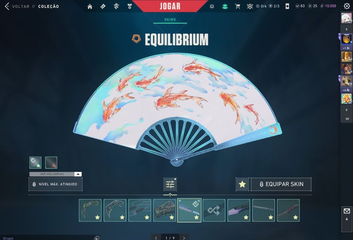 CONTA DE VALORANT COM CHAMPIONS 2021 E VÁRIAS OUTRAS SKINS!