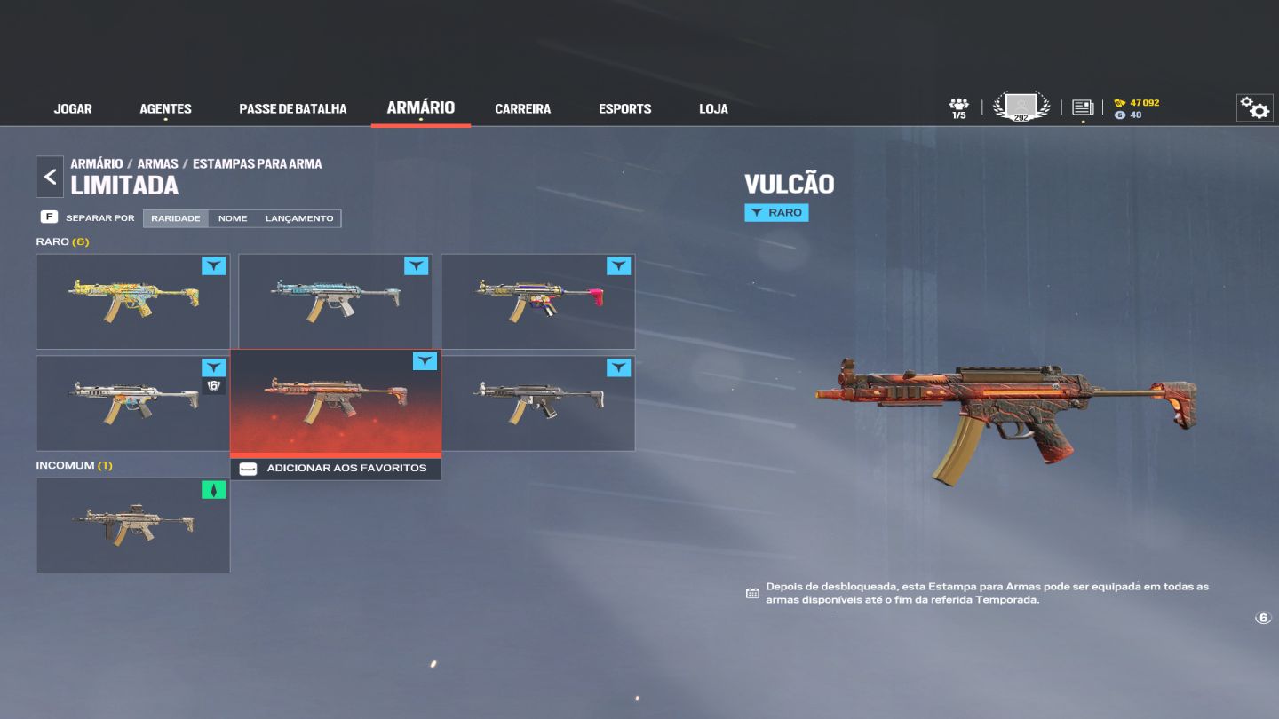 Conta nivel 292 desde 2016 com skins raras para pc, aceito negociacao