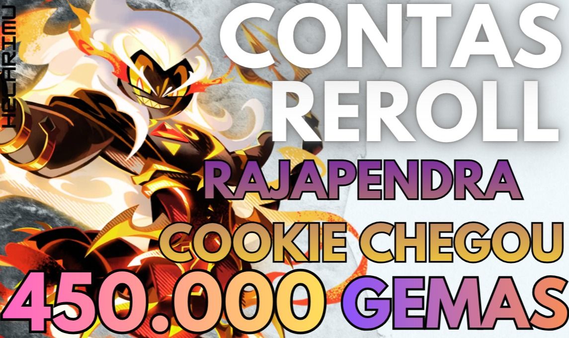 CONTAS REROLL COOKIERUN KINGDOM - DARK CACAO SERVER