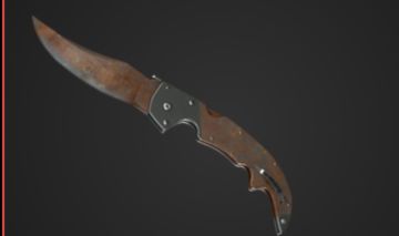 Falchion enferrujada a venda