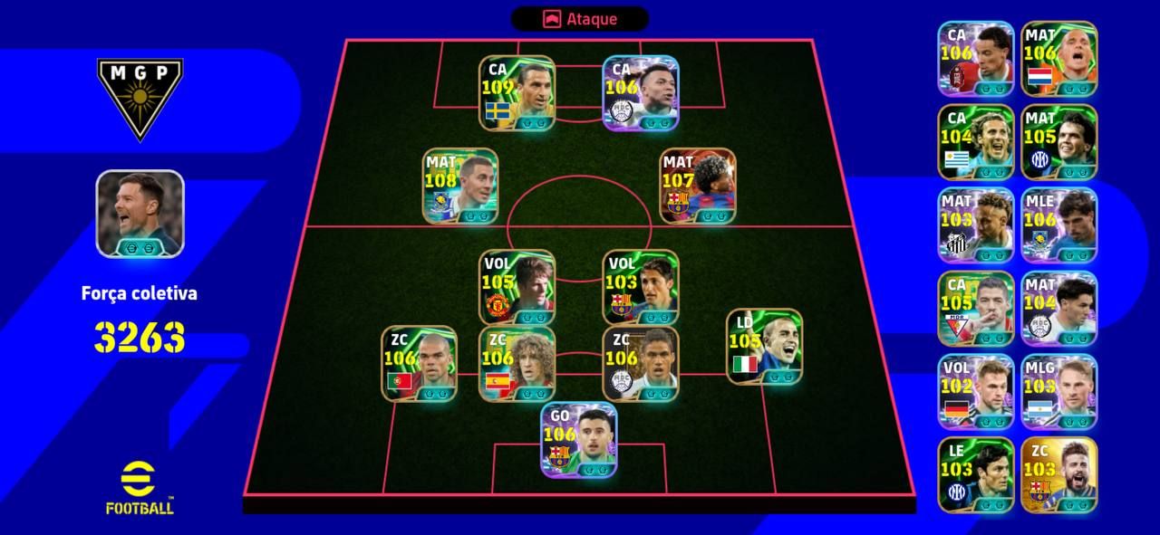 Conta efootball com melhor Yamal do jogo