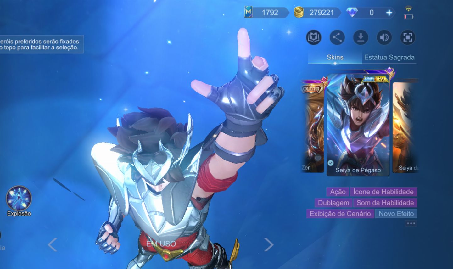Conta Mobile Legends FULL | Todos Heróis + Skins Raras | Glória Mítica