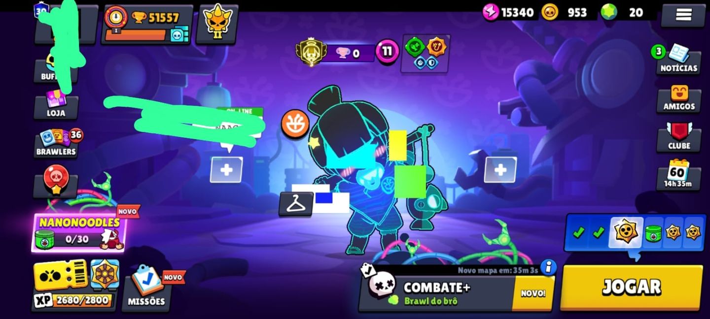 Conta Brawl Stars full acesso