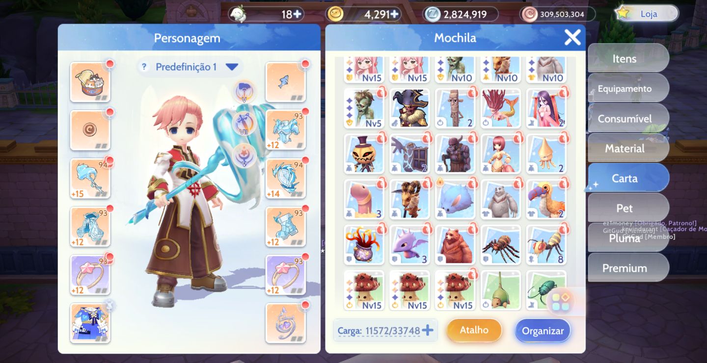 Ragnarok Origin Classic - Sacerdote - 278k de power - Angeling 3