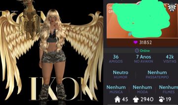Conta feminina Avakin life lv52 (7anos de jogo)