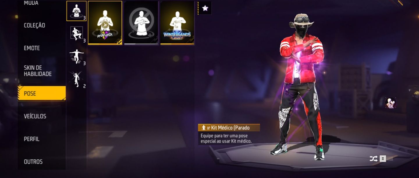 CONTA DE FREE FIRE PRIME 8