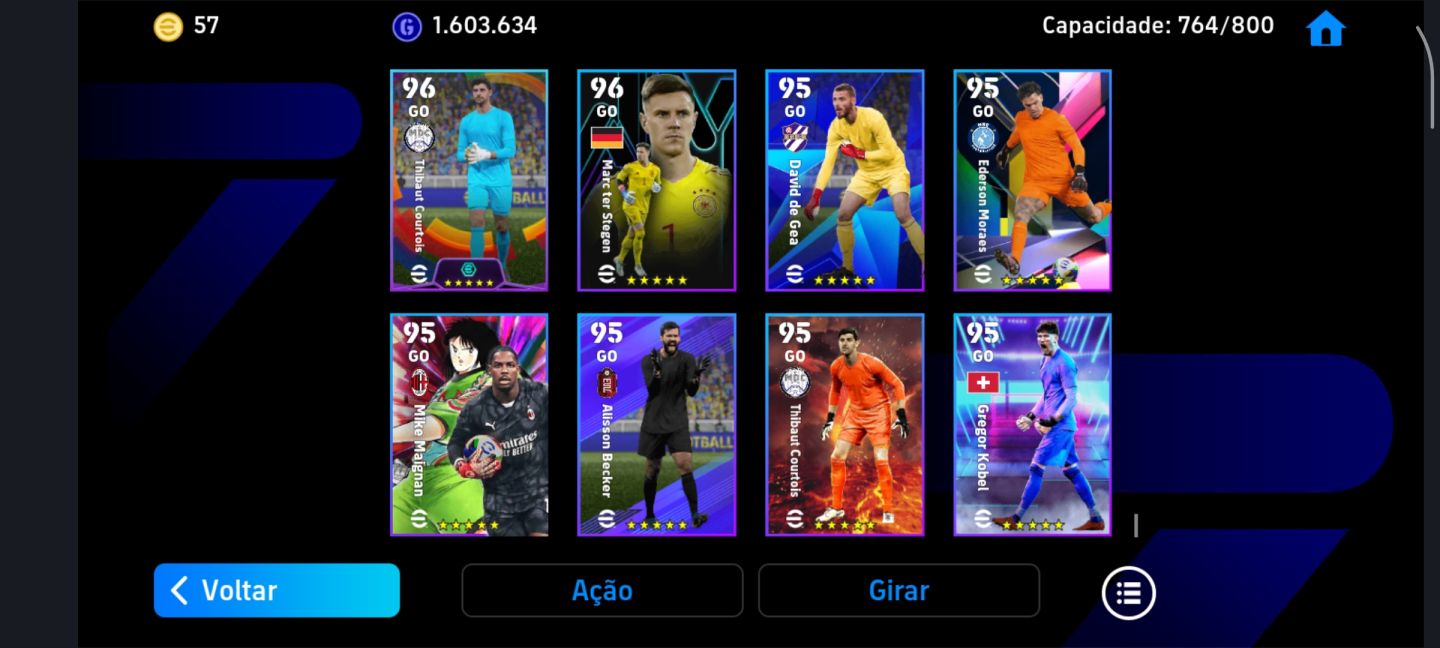 CONTA DE EFOOTBALL MOBILE 3100+ DE FORÇA COLETIVA