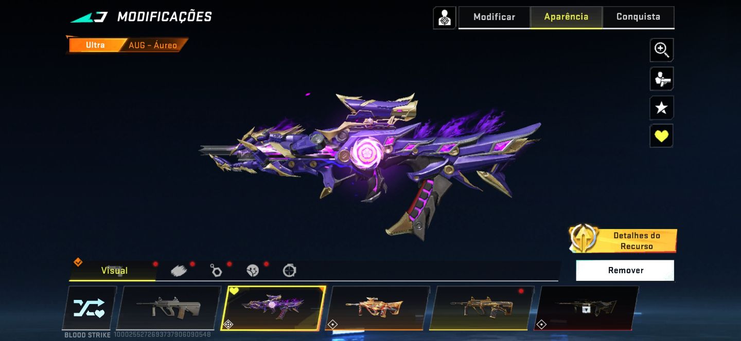 Conta Blood Strike . Muitas skins ultra, lendárias e colab. Com cartão renome.