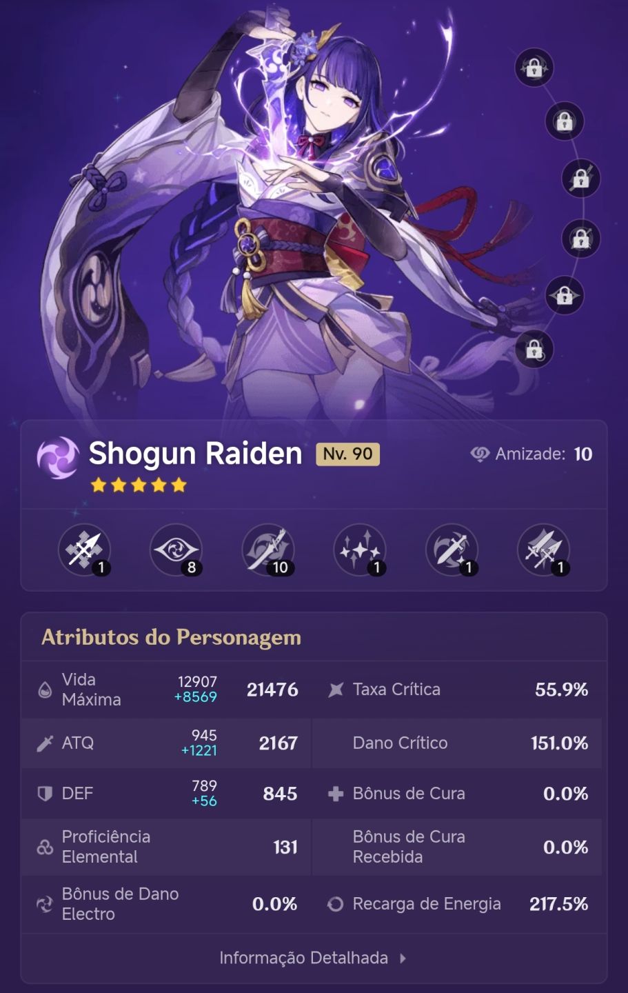 CONTA GENSHIN IMPACT AR59 | FURINA R1 + NEUVILLETE R1 + RAIDEN R1 + NAHIDA C1