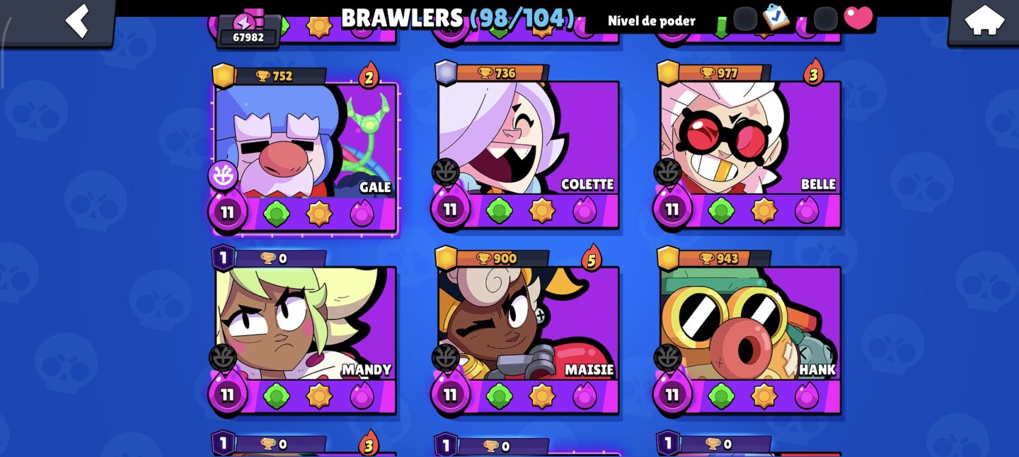 CONTA COM 69K DE TROFÉUS,MUITA SKIN RARA, E LENDARIA,47 com Hiper carga.