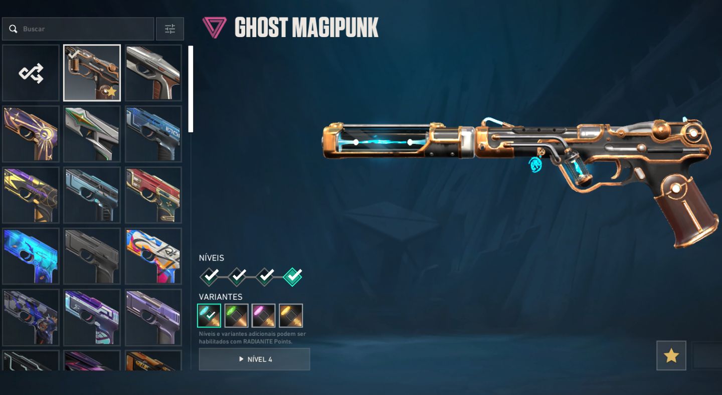 Conta com skins rarissimas que não voltam mais e pacote champions 2024 completo