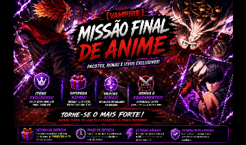 [VAMPIRE] Missão Final de Anime | GAMEPASS | Entrega Rápida