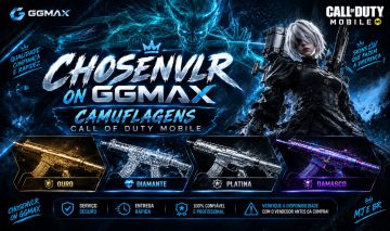 CALL OF DUTY: MOBILE | CAMUFLAGENS OURO | DIAMANTE | PLATINA | DAMASCO