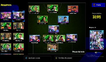 Pc stean, Ronaldinho 104, van basten 105, Totti 105, Baresi 105, neymar, messi
