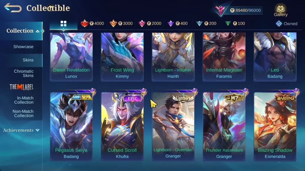 COLECIONADOR EXALTADO COM 3 ZODIAC e 2 PRIMES