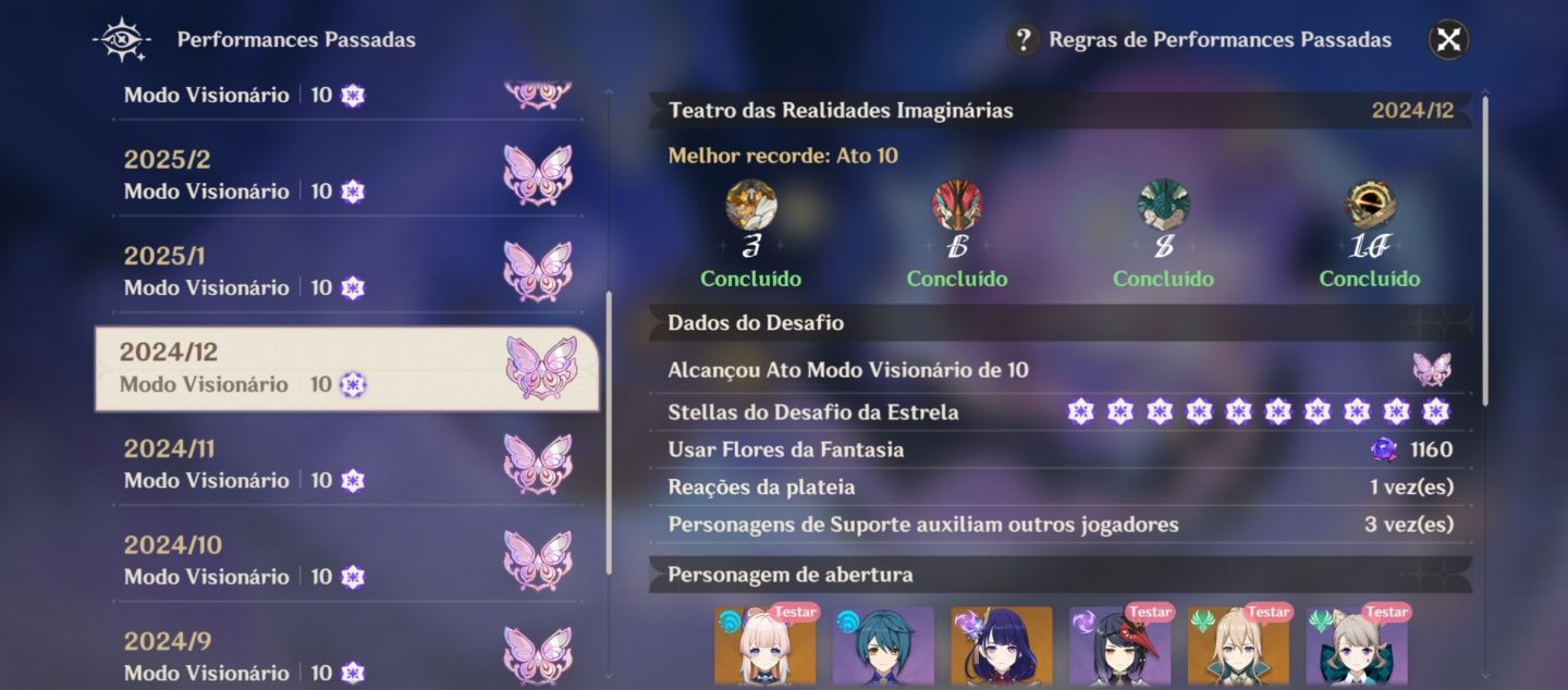 Conta Genshin Impact End Game 2025 (Valor Negociável)