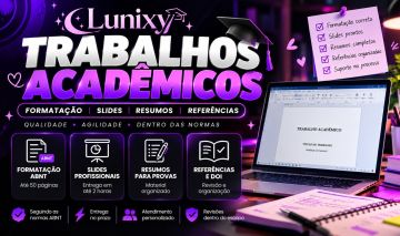 SERVIÇOS ACADÊMICOS E ESCOLARES | ABNT, SLIDES, RESUMOS E REFERÊNCIAS