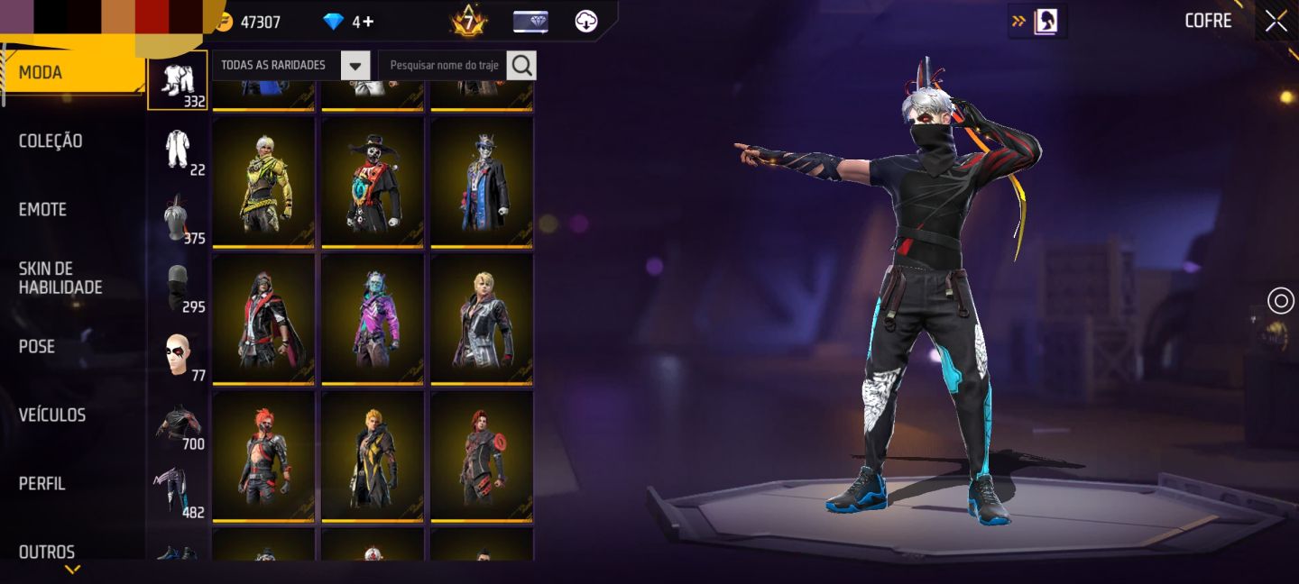 CONTA FREE FIRE (GEMADA)