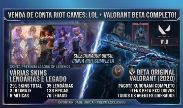 Venda de conta Riot (FULL ACESSO ! Troca de email no ato da compra !)