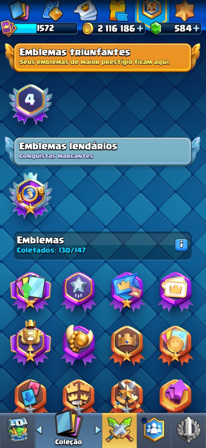 Conta de Clash Royale com 10500 troféus