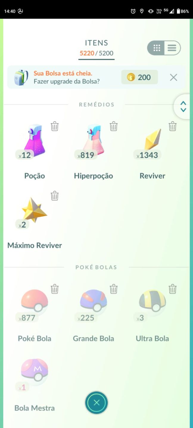 Conta Pokémon Go Level 72 (2023)