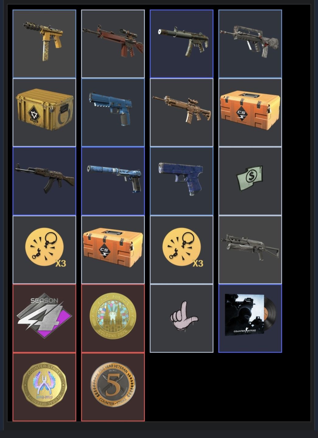 Conta Steam com cs
