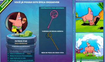 CONTA CROSS OVER + SKIN DE ARMA + 2 SKIN DE LENDA