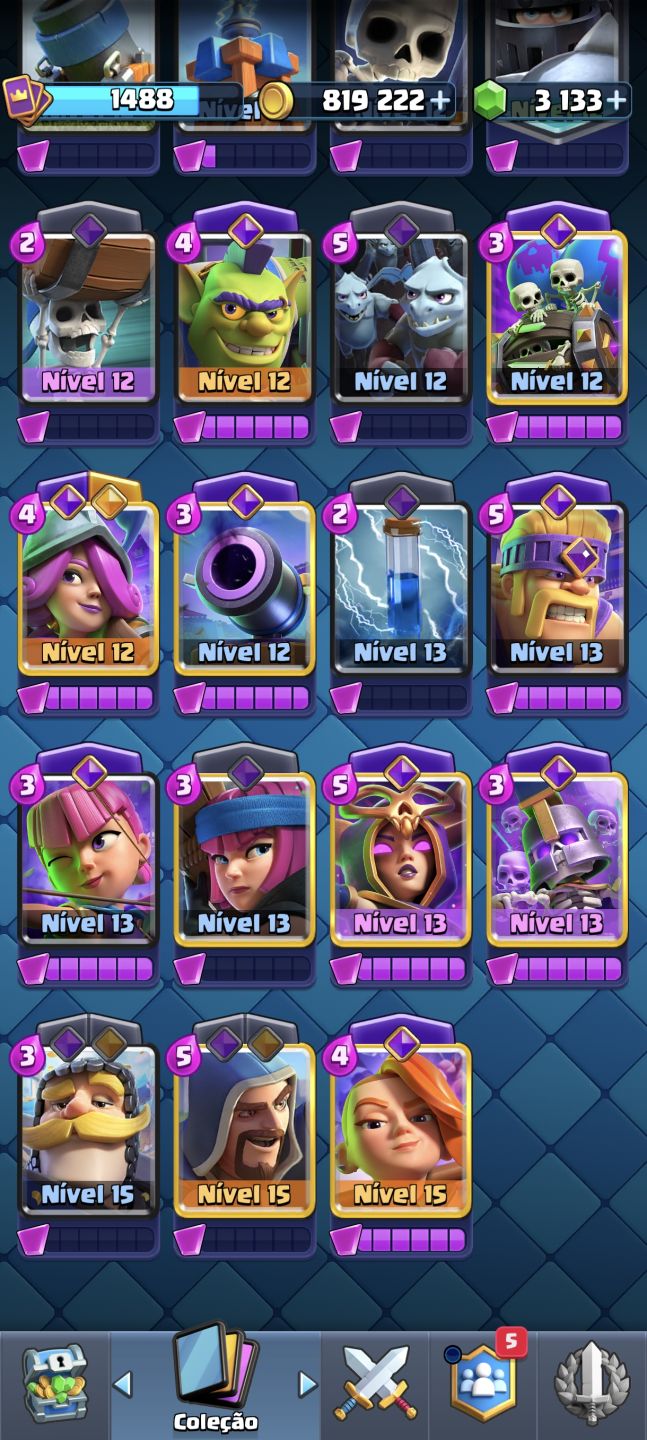 Brawl Stars + Clash of Clans + Clash Royale Os 3 jogos na mesma conta!