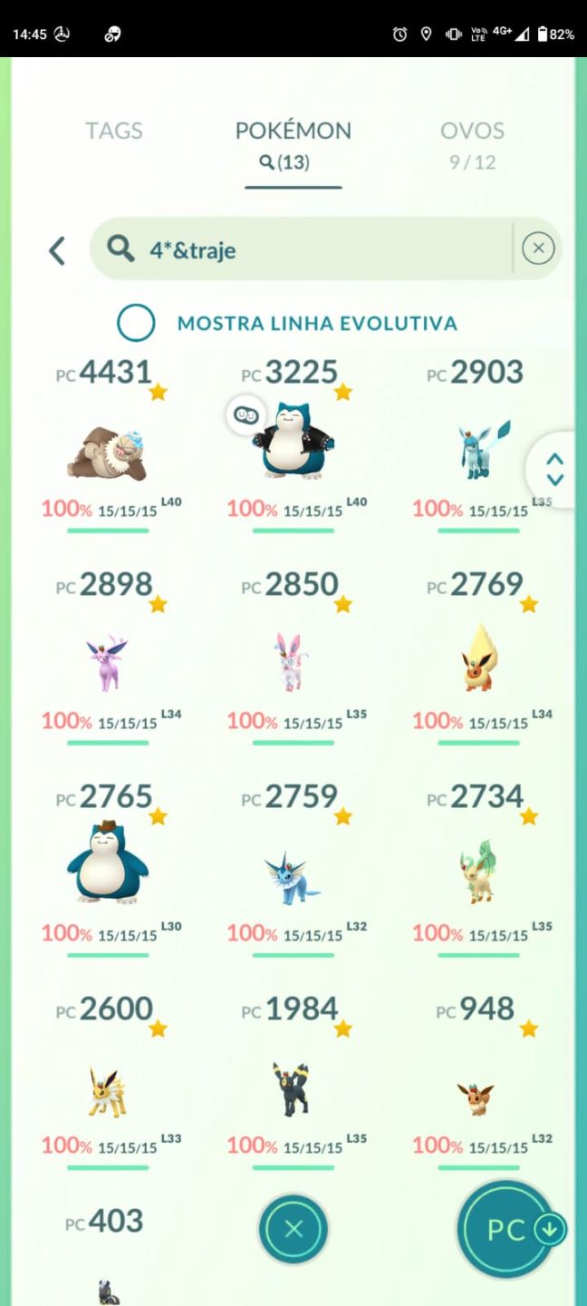 Conta Pokémon GO LV.72