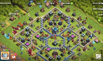 CONTA CLASH OF CLANS CV13 SEMI-FULL (PRA SAIR LOGO)