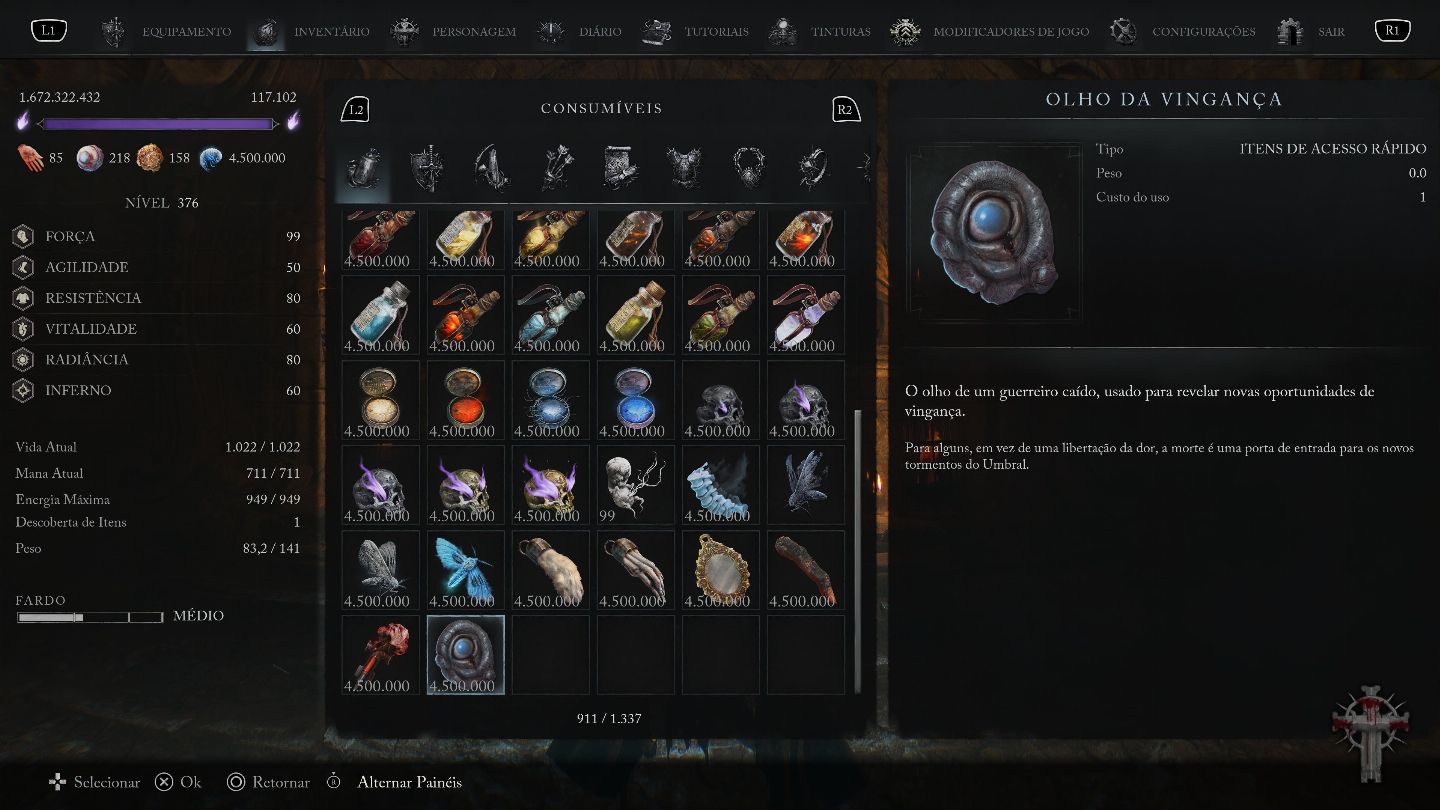 LORDS OF THE FALLEN - / Armaduras /Vigor (almas)/ Anéis e Pingentes + BRINDE