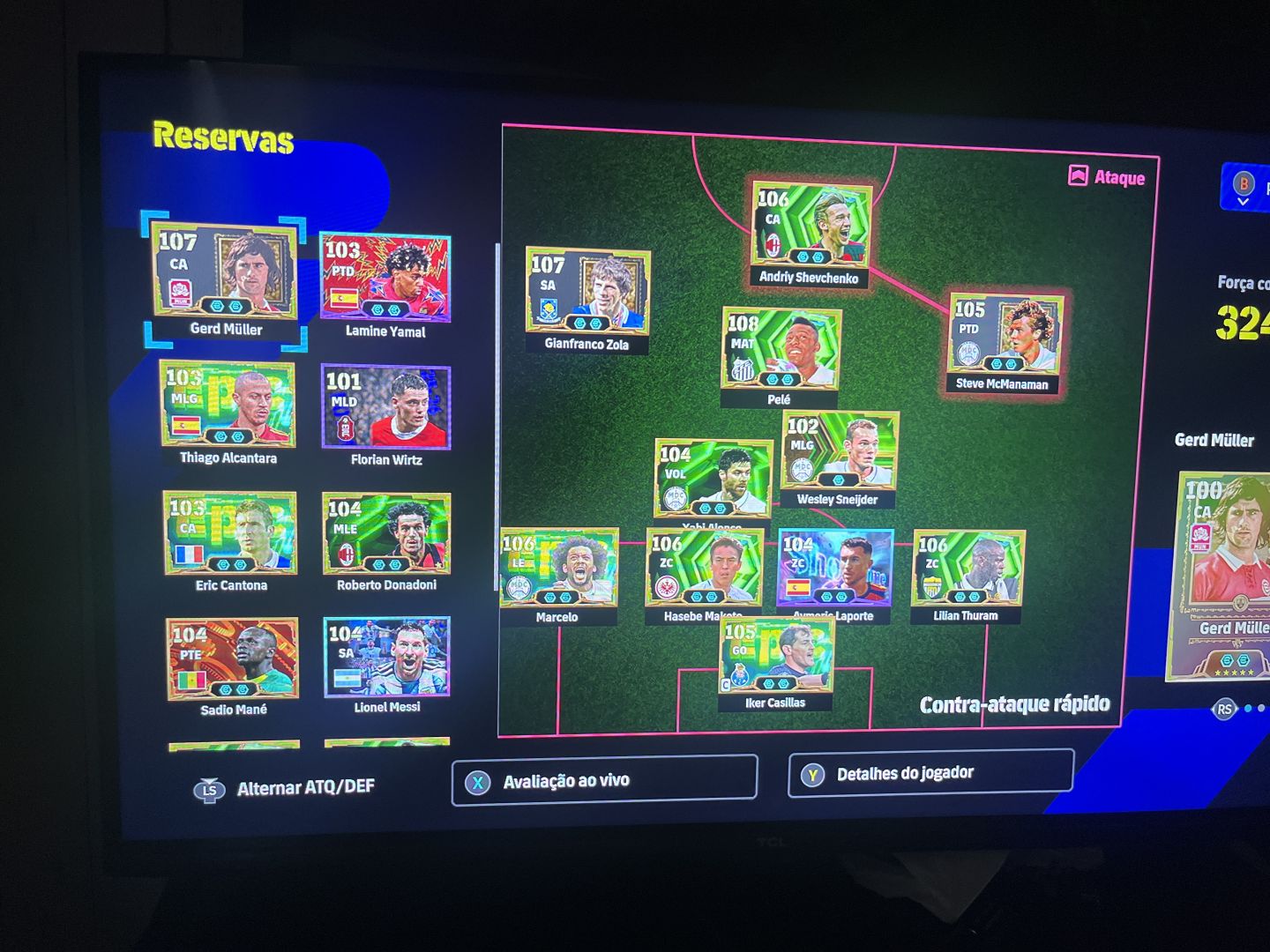 CONTA EFOOTBALL XBOX