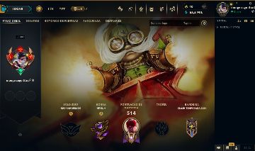 Conta Lol Lvl 395 | Criada em 2018 | Full Champs | 167 Skins | Sem Rank