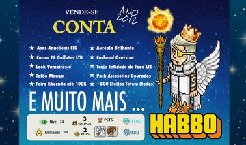 Conta Habbo Top Com Visuais Raros, Limitados, Efeitos Totem e Diamantes