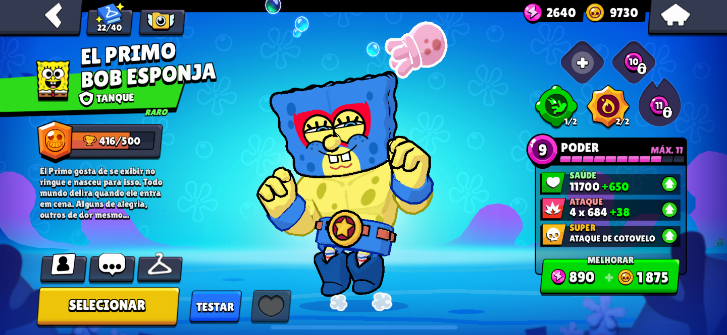 Conta de Brawl Stars muito rara com 92 Brawlers, 16 Hipers e 21 leves max