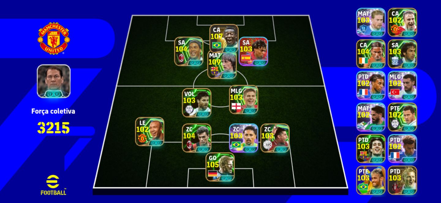 Conta de efootball muito forte