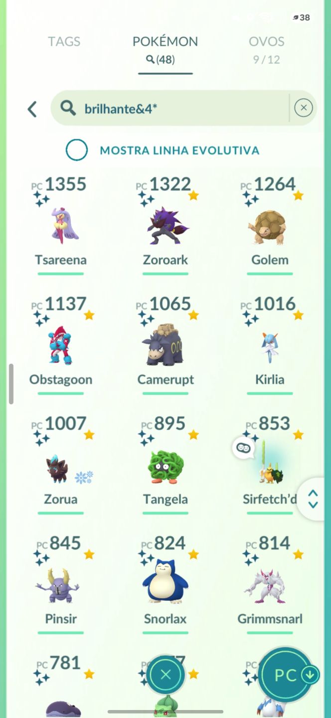 Conta pokémon go lvl 71-80