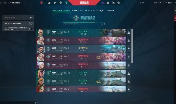 Conta de Valorant Platina 2 Full acesso