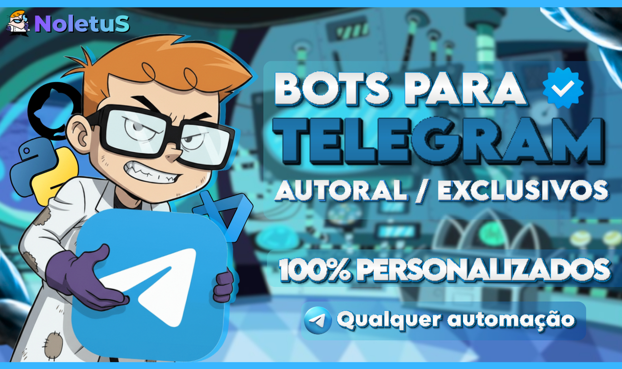 CRIO BOT PARA TELEGRAM DO ZERO, DO SEU JEITO [100% PERSONALIZADO]
