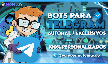 CRIO BOT PARA TELEGRAM DO ZERO, DO SEU JEITO [100% PERSONALIZADO]