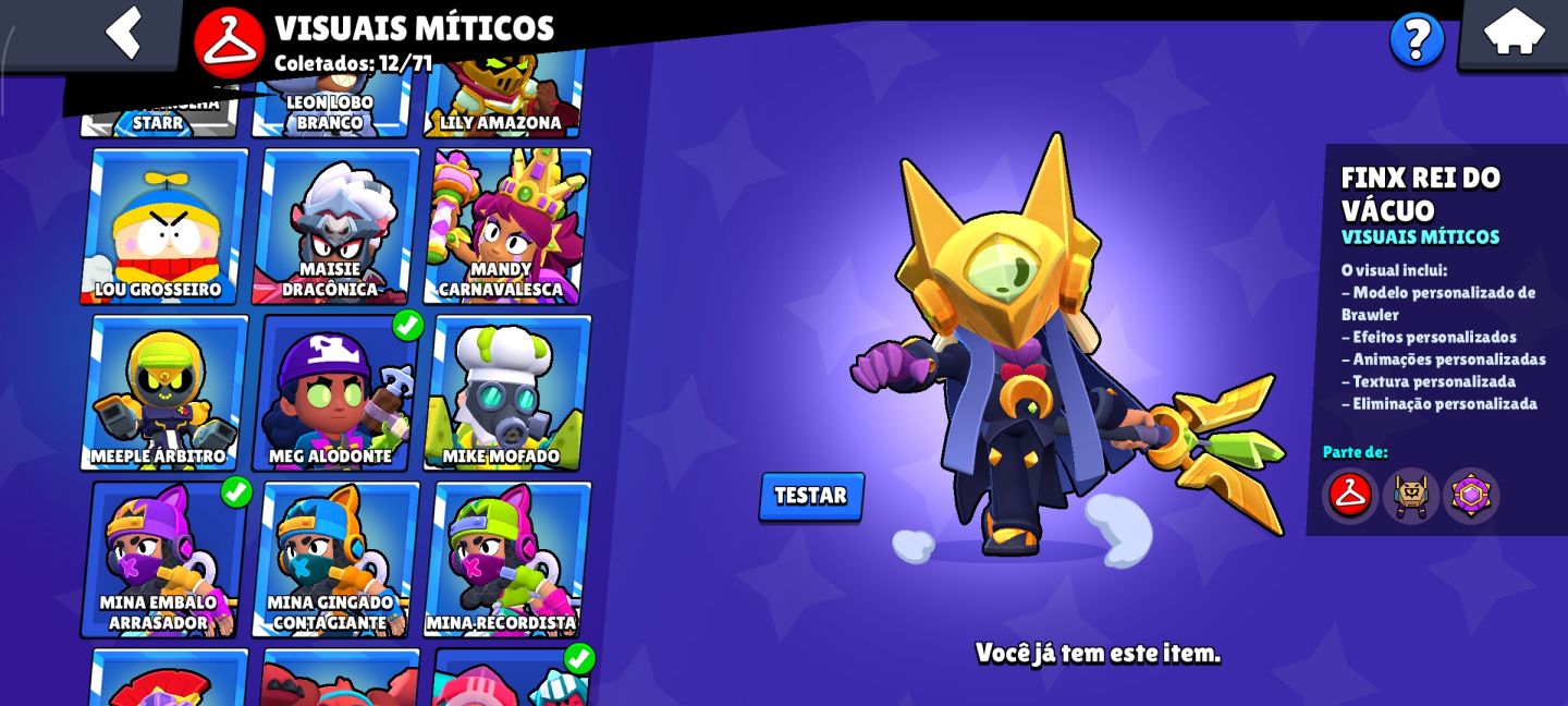 CONTA FA | BRAWL STARS | MUITAS SKINS | DONO ÚNICO