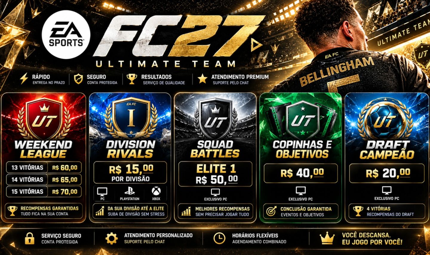 EA FC 27 | JOGO SUA WL 15V RIVALS SQUAD BATTLES COPINHAS | PC E CONSOLES