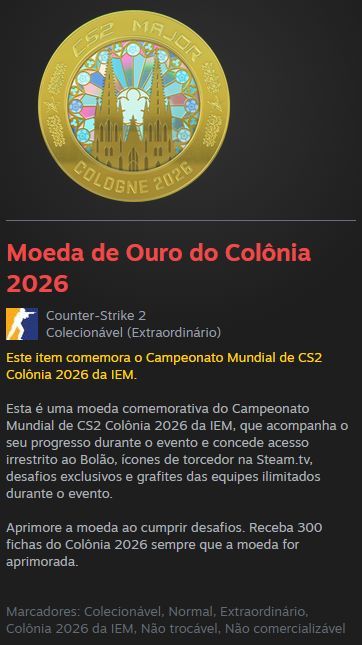 CONTA LVL 10 FACEIT E 19 GC (MEDALHA DE TOP 6)