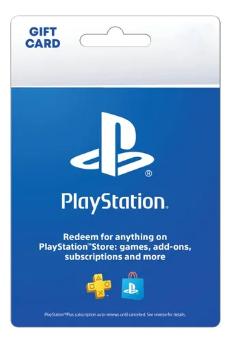 GIFT CARD PLAYSTATION (PSN STORE) 35/80/100/150/200 RS